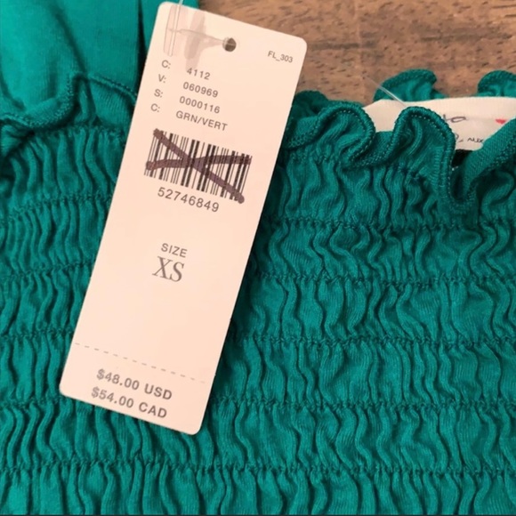 NWT Anthropologie emerald tank - Picture 2 of 5